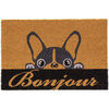 Tapis Unimasa Essuie-pieds Bonjour 60 cm Beige 40x60 cm. . Maison & D&eacute;co > Tapis.