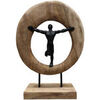 Statuettes et figurines Signes Grimalt Cercle De Figure D'Homme Noir Marron Unique. . Maison & D&eacute;co > Statuettes et figurines.