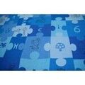 Tapis Rugsx Tapis enfant PUZZLES bleu 100x400 cm Bleu 100x400 cm. . Maison & D&eacute;co > Tapis. Grenoble