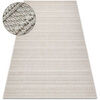Tapis Rugsx Tapis JERSEY 19233 cr&egrave;me - Lignes, structurelles, 240x330 cm Beige 240x330 cm. . Maison & D&eacute;co > Tapis.