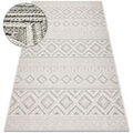 D&eacute;coration sur Grenoble : Tapis Rugsx Tapis JERSEY 19234 gris - Losangos, structurelles, 180x270 cm Gris 180x270 cm. . Maison & D&eacute;co > Tapis.