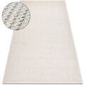 D&eacute;coration sur Grenoble : Tapis Rugsx Tapis JERSEY 19236 cr&egrave;me - Losangos, structurelle 60x100 cm Beige 60x100 cm. . Maison & D&eacute;co > Tapis.