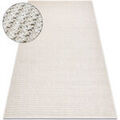 D&eacute;coration sur Grenoble : Tapis Rugsx Tapis JERSEY 19236 cr&egrave;me - Losangos, structurelle 80x150 cm Beige 80x150 cm. . Maison & D&eacute;co > Tapis.