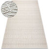Tapis Rugsx Tapis JERSEY 19243 cr&egrave;me - Chevron, structurelles 80x150 cm Beige 80x150 cm. . Maison & D&eacute;co > Tapis.