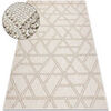 Tapis Rugsx Tapis JERSEY 19241 beige - Losangos, g&eacute;om&eacute;trique 60x100 cm Beige 60x100 cm. . Maison & D&eacute;co > Tapis.