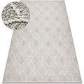 D&eacute;coration sur Grenoble : Tapis Rugsx Tapis JERSEY 19231 gris - g&eacute;om&eacute;trique structurel 60x100 cm Gris 60x100 cm. . Maison & D&eacute;co > Tapis.