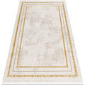 D&eacute;coration sur Grenoble : Tapis Rugsx Tapis moderne DUKE 51523 cr&egrave;me / or 120x170 cm Beige 120x170 cm. . Maison & D&eacute;co > Tapis.