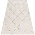 Tapis Rugsx Tapis moderne DUKE 51245 cr&egrave;me / or 120x170 cm Beige 120x170 cm. . Maison & D&eacute;co > Tapis. Grenoble