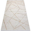 Tapis Rugsx Tapis moderne DUKE 51557 cr&egrave;me / or 80x150 cm Beige 80x150 cm. . Maison & D&eacute;co > Tapis.