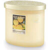 Bougies, diffuseurs Heart And Home Bougie ellipse 2 m&egrave;ches Pamplemousse et Agrumes Jaune Unique. . Maison & D&eacute;co > Bougies, diffuseurs.