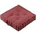 Linge de maison sur Grenoble : Coussins Stof Coussin de sol en coton et gaze de coton Terracotta 44 cm Marron 45x45 cm. . Maison & D&eacute;co > Coussins.