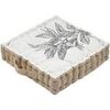 Coussins Stof Coussin de sol r&eacute;versible en coton 44 cm Blanc 45x45 cm. . Maison & D&eacute;co > Coussins.