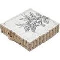 Linge de maison sur Grenoble : Coussins Stof Coussin de sol r&eacute;versible en coton 44 cm Blanc 45x45 cm. . Maison & D&eacute;co > Coussins.