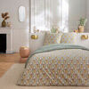Parures de lit Future Home Parure de lit 2 personnes floral charme ray&eacute; Multicolore 240x220 cm,260x240 cm. . Maison > Parures de lit.