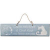 Tableaux, toiles Qualiart Plaque d&eacute;corative en bois - Chien m&eacute;chant - bleu poudre Bleu Unique. . Maison > Tableaux, toiles.