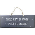 Tableaux, toiles Qualiart Plaque d&eacute;corative en bois Gris fonc&eacute; - Chez Papy et Mamy Gris Unique. . Maison > Tableaux, toiles. Grenoble