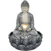 Statuettes et figurines Signes Grimalt Petite fontaine d'int&eacute;rieur Bouddha en r&eacute;sine grise 27 cm Gris Unique. . Maison & D&eacute;co > Statuettes et figurines.