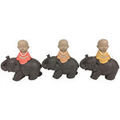 Statuettes et figurines Signes Grimalt Moine Sur Elephant 3U Gris Unique. . Maison & D&eacute;co > Statuettes et figurines. Grenoble