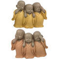 Statuettes et figurines Signes Grimalt Les Moines Voient, N'Entendent Pas, Parlent 2U Orange Diam 50 cm. . Maison & D&eacute;co > Statuettes et figurines.