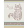 Torchons Autrefois Torchon de cuisine rectangulaire en coton jacquard - chat Beige 50x70 cm. . Maison & D&eacute;co> Torchons.