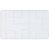 Tapis Rugsx Tapis de salle de bain SUPREME LINES, 50x80 cm Blanc 50x80 cm. . Maison & D&eacute;co > Tapis.