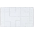 D&eacute;coration sur Grenoble : Tapis Rugsx Tapis de salle de bain SUPREME LINES, 60x100 cm Blanc 60x100 cm. . Maison & D&eacute;co > Tapis.