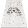 Tapis Rugsx Tapis BONO 724 ARC-EN-CIEL, COEUR cr&egrave;me / 180x270 cm Beige 180x270 cm. . Maison & D&eacute;co > Tapis.