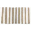 Tapis Future Home Tapis d&eacute;co &agrave; rayures en jute et coton Beige 60x120 cm. . Maison & D&eacute;co > Tapis.