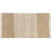 Tapis Future Home Tapis d&eacute;co &agrave; franges en jute et coton Beige 60x120 cm. . Maison & D&eacute;co > Tapis.