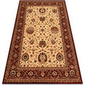 D&eacute;coration sur Grenoble : Tapis Rugsx Tapis en laine KASHQAI 4303 106 Fleurs, 120x170 cm Beige 120x170 cm. . Maison & D&eacute;co > Tapis.