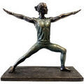 Statuettes et figurines Parastone Statuette yogi en position du guerrier Jaune Unique. . Maison & D&eacute;co > Statuettes et figurines. Grenoble