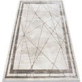 D&eacute;coration sur Grenoble : Tapis Rugsx Tapis BLISS Z201Z128 cr&egrave;me / beige - 80x150 cm Beige 80x150 cm. . Maison & D&eacute;co > Tapis.