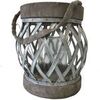 Bougeoirs, photophores Jolipa Grande lanterne boule 68 cm Gris Unique. . Maison & D&eacute;co > Bougeoirs, photophores.