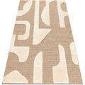 Tapis Rugsx Tapis SPARK 0696A beige / cr&egrave;me - 140x190 cm Beige 140x190 cm. . Maison & D&eacute;co > Tapis. Grenoble