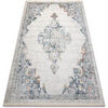 Tapis Rugsx Tapis moderne DISTIN 0826A blanc / bleu 120x170 cm Blanc 120x170 cm. . Maison & D&eacute;co > Tapis.