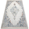 Tapis Rugsx Tapis moderne DISTIN 0826A blanc / bleu 140x190 cm Blanc 140x190 cm. . Maison & D&eacute;co > Tapis. Grenoble