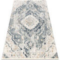 Tapis Rugsx Tapis moderne DISTIN 0816A bleu / vert 80x150 cm Blanc 80x150 cm. . Maison & D&eacute;co > Tapis.