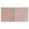 Tapis Future Home Tapis d&eacute;co &agrave; rayures en coton Blanc 60x90 cm. . Maison & D&eacute;co > Tapis.