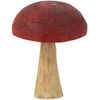 Statuettes et figurines Jolipa Champignon rouge d&eacute;coratif en bois 39 cm Rouge Unique. . Maison & D&eacute;co > Statuettes et figurines.