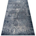 Tapis Rugsx Tapis en laine NAIN Ornement vintage 7010/51644 80x150 cm Bleu 80x150 cm. . Maison & D&eacute;co > Tapis.