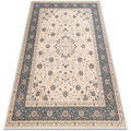Tapis Rugsx Tapis en laine NAIN Ornement, cadre, 7179/51643 240x340 cm Beige 240x340 cm. . Maison & D&eacute;co > Tapis.