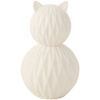 Lampes &agrave; poser Jolipa Lampe LED chat en porcelaine 22 cm Blanc Unique. . Maison & D&eacute;co > Lampes &agrave; poser.