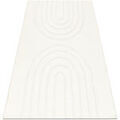 D&eacute;coration sur Grenoble : Tapis Rugsx Tapis lavable CURVY blanc 11 Arches, structurel, 60x100 cm Blanc 60x100 cm. . Maison & D&eacute;co > Tapis.
