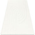 D&eacute;coration sur Grenoble : Tapis Rugsx Tapis lavable CURVY blanc 11 Curves, structurel, 60x100 cm Blanc 60x100 cm. . Maison & D&eacute;co > Tapis.
