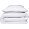 Parures de lit Future Home Parure de lit unie en coton finition bourdon