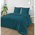 Parures de lit Future Home Parure de lit unie en coton finition bourdon Grenoble