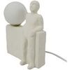 Statuettes et figurines Signes Grimalt Lampe De Table &Agrave; Figure Humaine Blanc Unique. . Maison & D&eacute;co > Statuettes et figurines.