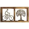 Statuettes et figurines Signes Grimalt Ornement Mural Figure S/V&eacute;lo Et Arbre Marron Unique. . Maison & D&eacute;co > Statuettes et figurines.