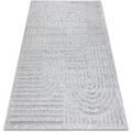 D&eacute;coration sur Grenoble : Tapis Rugsx Tapis SANTO SIZAL 0989 g&eacute;om&eacute;trique gris 120x170 cm Gris 120x170 cm. . Maison & D&eacute;co > Tapis.