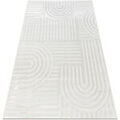 D&eacute;coration sur Grenoble : Tapis Rugsx Tapis BALANCE 1918 cr&egrave;me - G&eacute;om&eacute;trique, structu 120x170 cm Beige 120x170 cm. . Maison & D&eacute;co > Tapis.